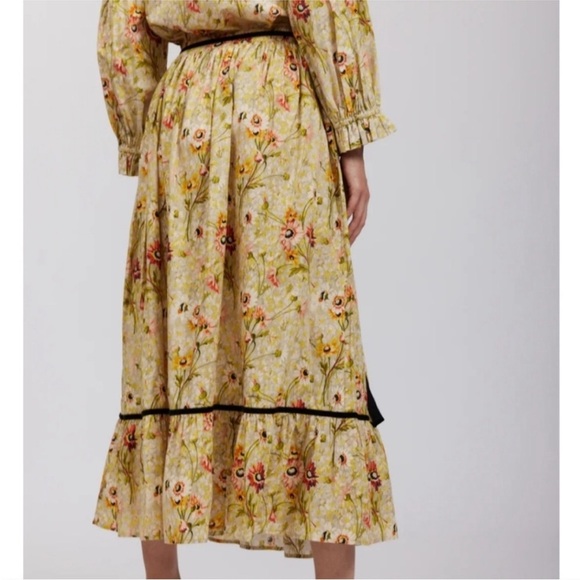 NWOT Batsheva x Laura Ashley Plus Sz 14 Kipp Skirt in Witton Floral - Picture 2 of 9